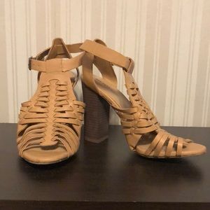Merona tan heeled sandal